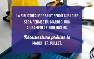 La réouverture est prévue pour le mardi 1er juillet.