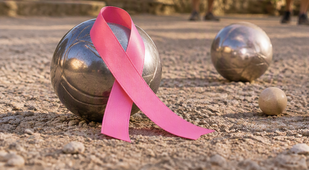 Octobre rose - Pétanque. Crédit photo : COPILOT