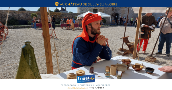 Les-medievales-de-Sully---2e-edition---2026---vie-quotidienne. Crédit photo : JS