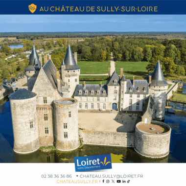 Visuels château de Sully-sur-Loire - 2026 - format site internet - Week-end des Loirétains (3). Crédit photo : Département du Loiret / Johnatan Savarit