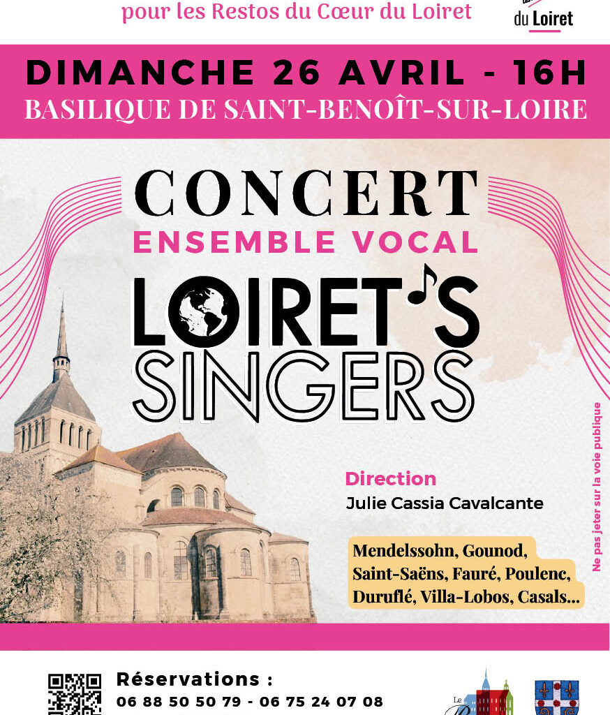 Concert Loiret's singers. Crédit photo : Les Restos du Coeur 45