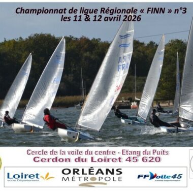 Championnat de ligue régionale série Finn_1. Crédit photo : Cercle de la voile du centre
