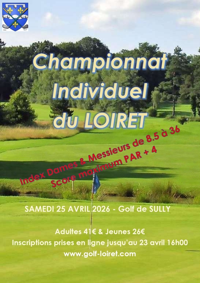 Championnat individuel de golf_1. Crédit photo : Image élaborée par le Comité. Sans droit.