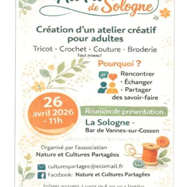 Au fil de sologne. Crédit photo : Nature et Cultures Partagées