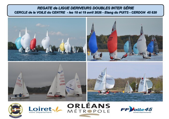 Régate inter série dériveurs doules_1. Crédit photo : Cvcentre