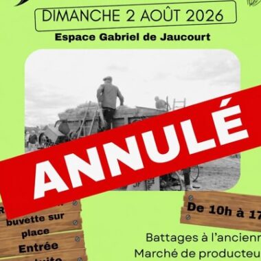 Annulation battages mini. Crédit photo : Viglain