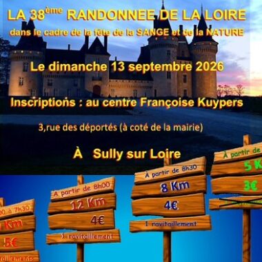 Rando de la Loire. Crédit photo : Randonneurs Sullylois