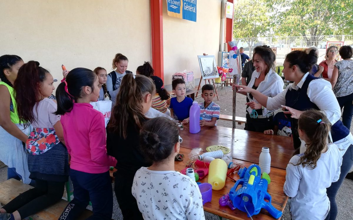 atelier recyclage quartier propre Val de Sully